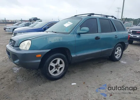 2001 Hyundai Santa Fe 2.7L V6 Gls/2.7L V6 Lx from USA, damaged, VIN KM8SC83D21U090173